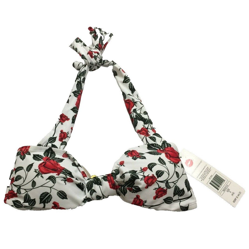 NWT MARILYN MONROE WOMENS SWIM BRA SIZE S 4-6
